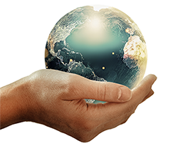 Globe in hand - 91 Supplier Diversity